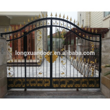 Porte principale en fer forgé en acier inoxydable pour maison / villa / appartement